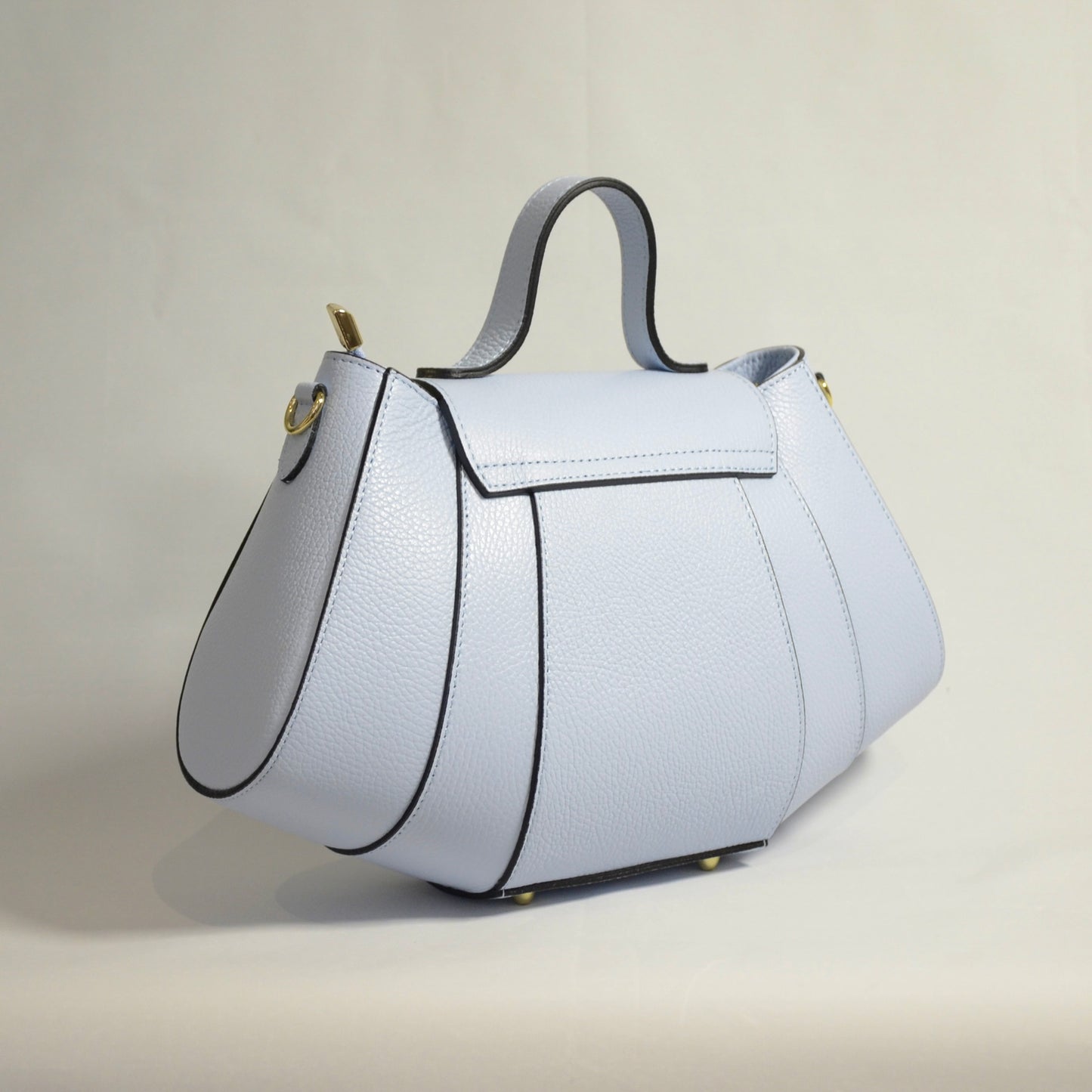 BORSA IRIS GRANDE CON MANICO IN VERA PELLE