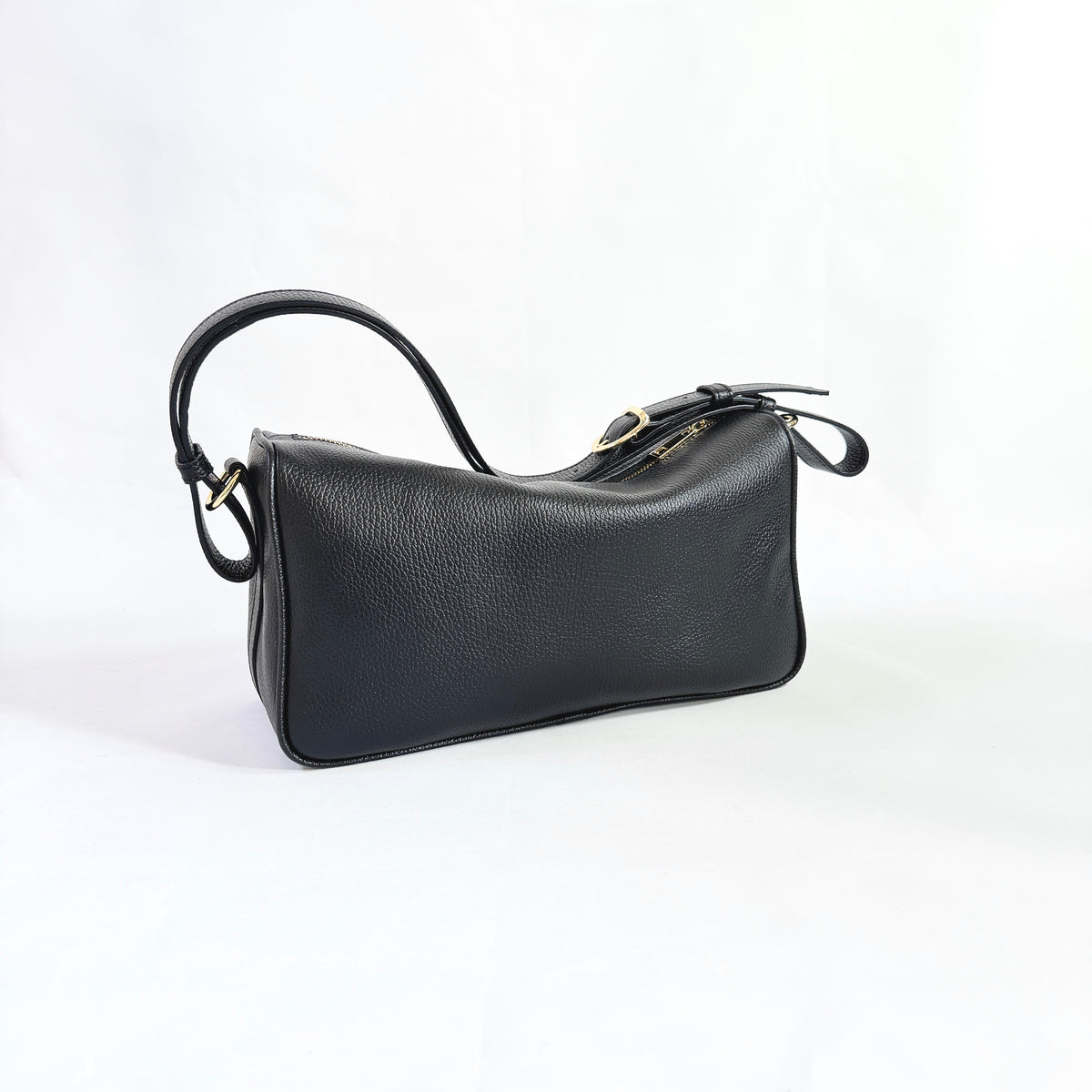 BORSA A SPALLA NAYA IN VERA PELLE MARTELLATA