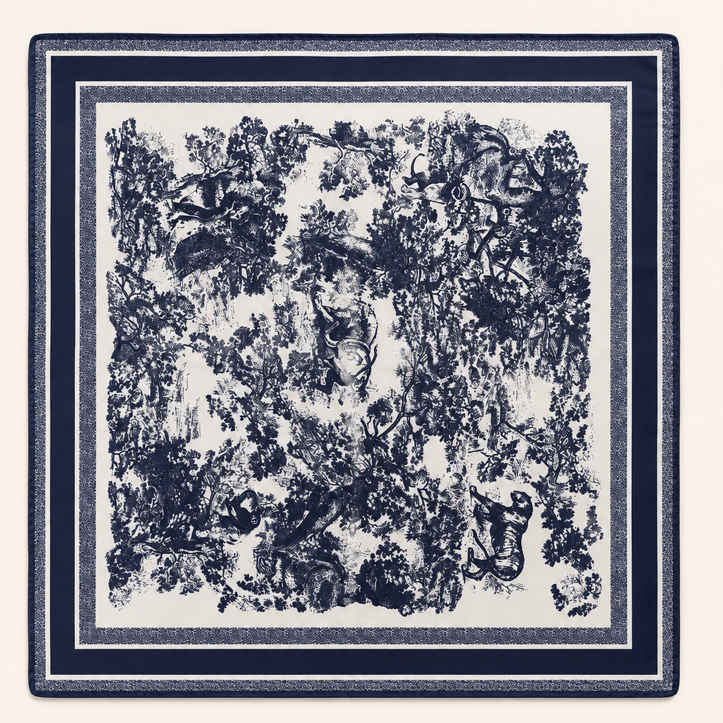 Foulard in stampa Toile