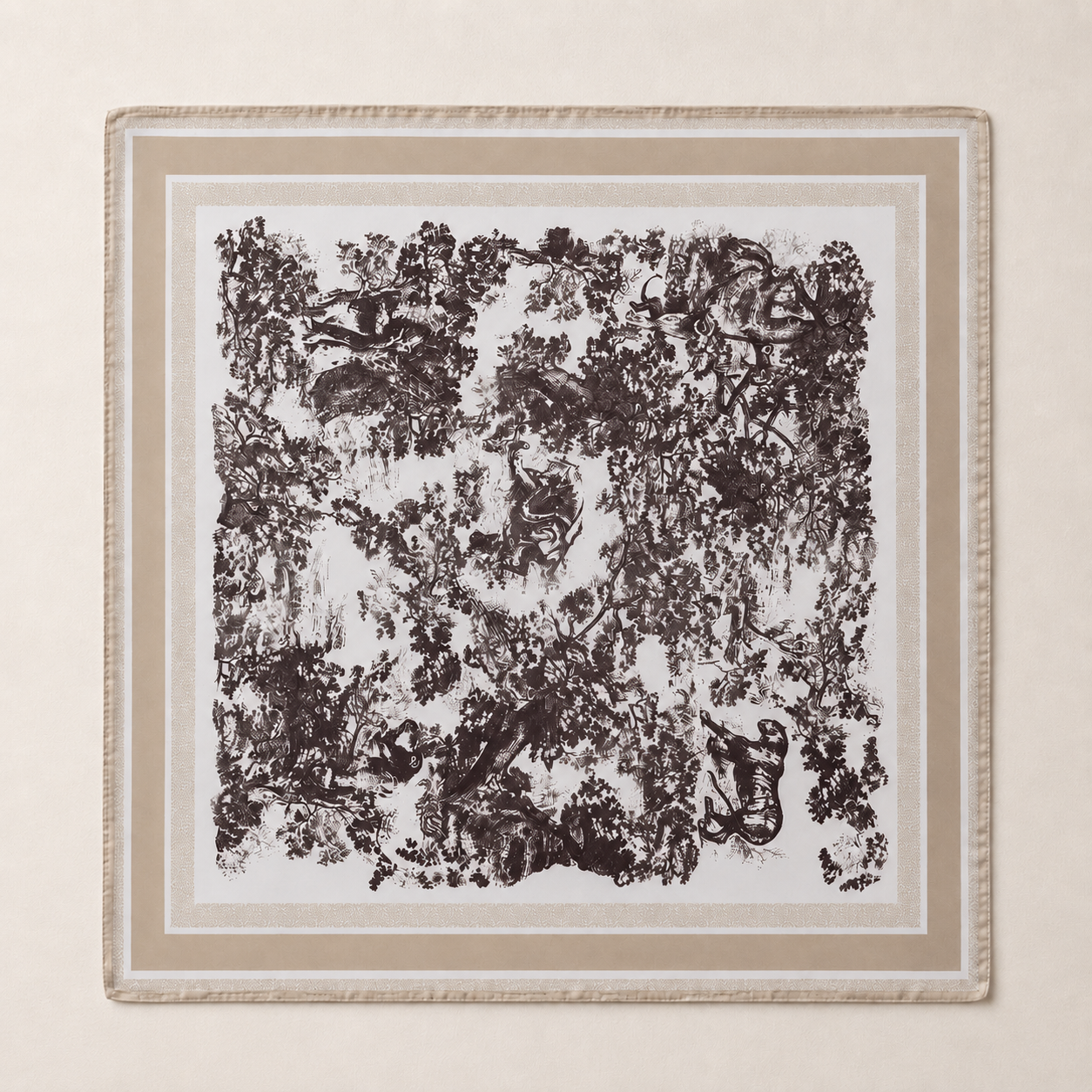 Foulard in stampa Toile
