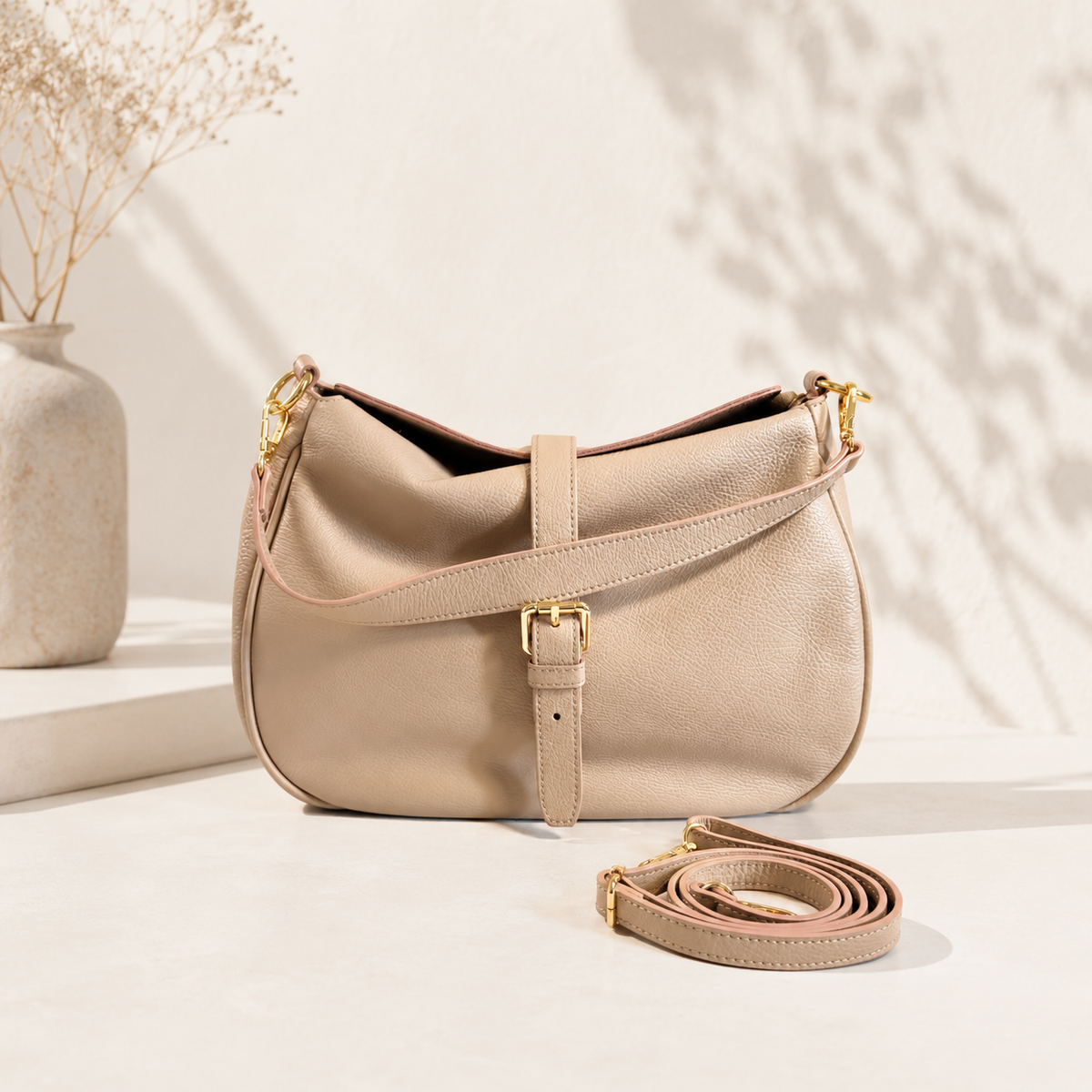 BORSA LIVIA MAXI HOBO IN VERA PELLE
