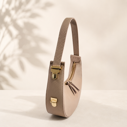 BORSA LADY MINI HOBO A SPALLA IN VERA PELLE