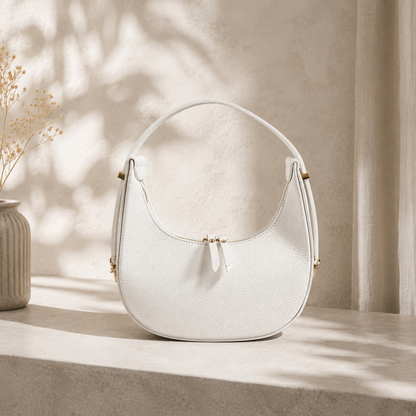 BORSA LADY MINI HOBO A SPALLA IN VERA PELLE