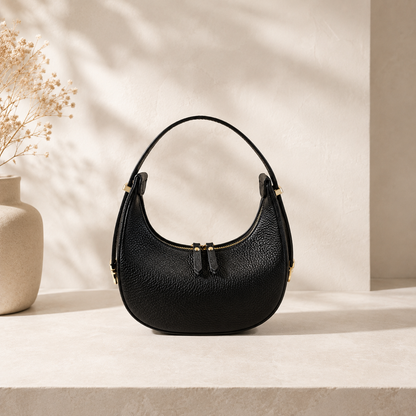BORSA LADY MINI HOBO A SPALLA IN VERA PELLE