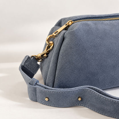 BORSA MAYA IN VERA PELLE SCAMOSCIATA