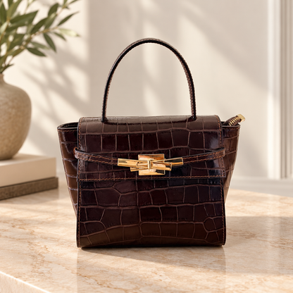 BORSA DIANA IN STAMPA COCCODRILLO