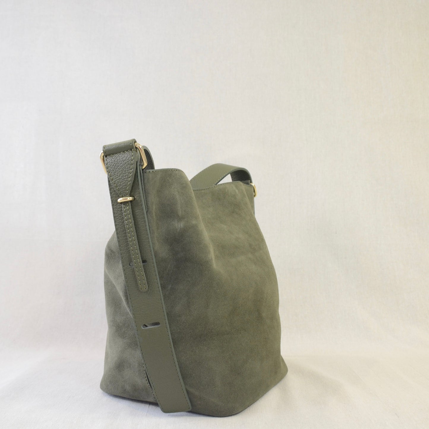 BORSA BUCKETT Camoscio