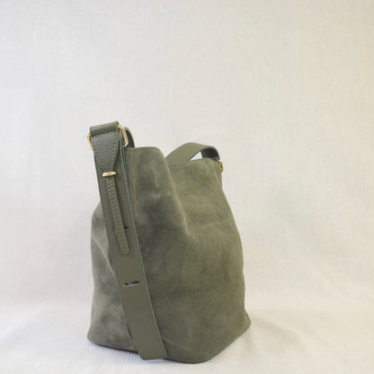 BORSA BUCKETT Camoscio