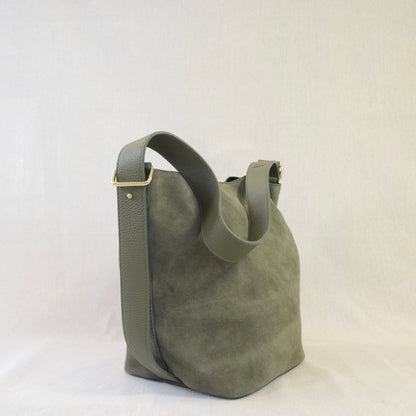 BORSA BUCKETT Camoscio