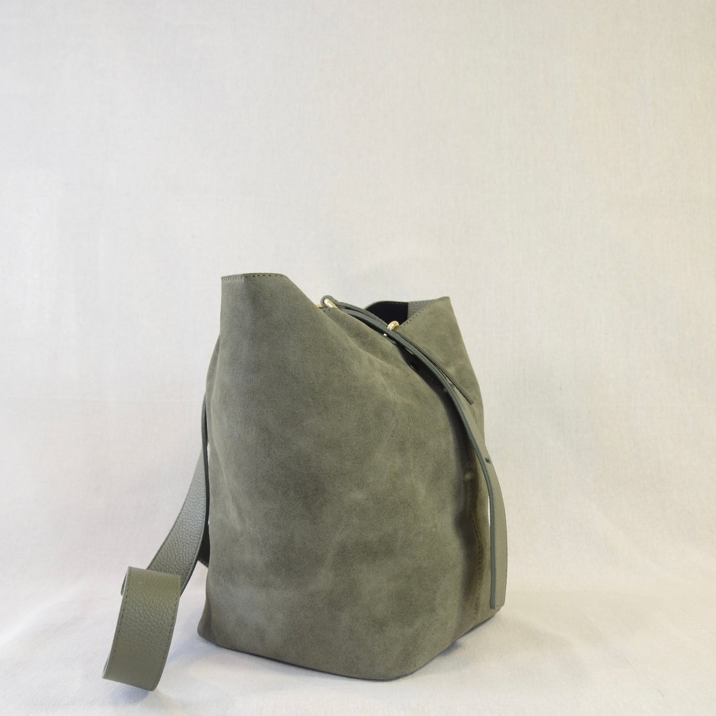 BORSA BUCKETT Camoscio