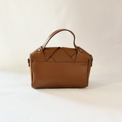 Borsa Intreccio ROMA in Vera Pelle