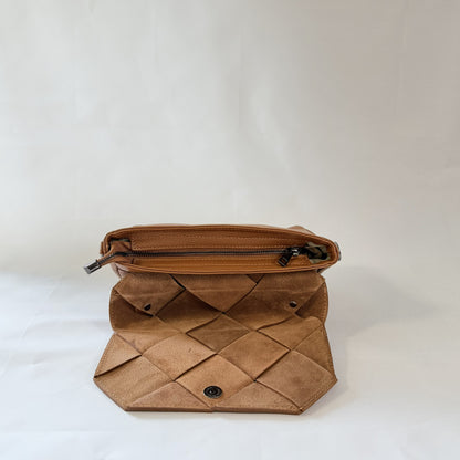 Borsa Intreccio ROMA in Vera Pelle