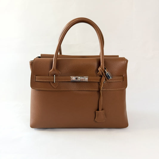 BORSA A MANO KATIA IN VERA PELLE MADE IN ITALY