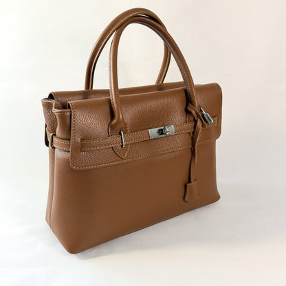 BORSA A MANO KATIA IN VERA PELLE MADE IN ITALY