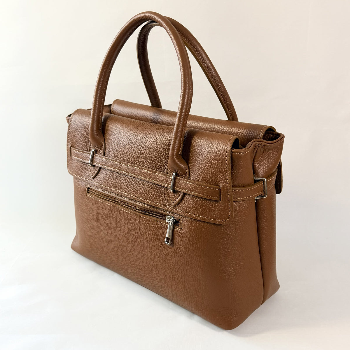 BORSA A MANO KATIA IN VERA PELLE MADE IN ITALY