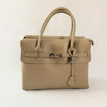 BORSA A MANO KATIA IN VERA PELLE MADE IN ITALY