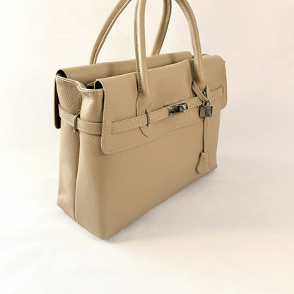 BORSA A MANO KATIA IN VERA PELLE MADE IN ITALY