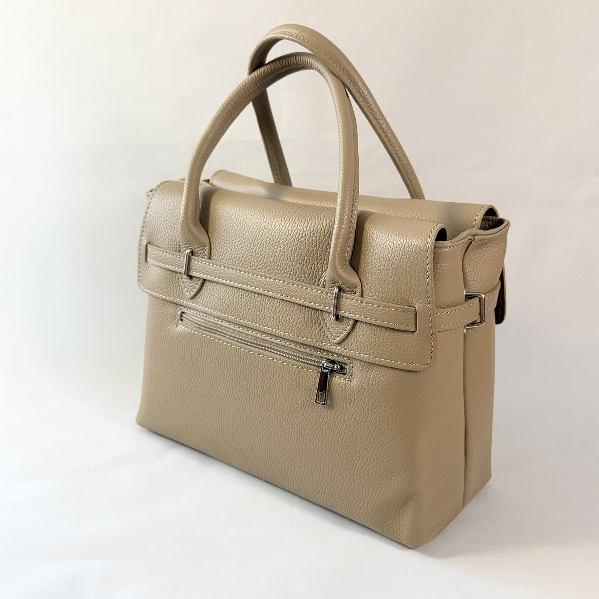 BORSA A MANO KATIA IN VERA PELLE MADE IN ITALY