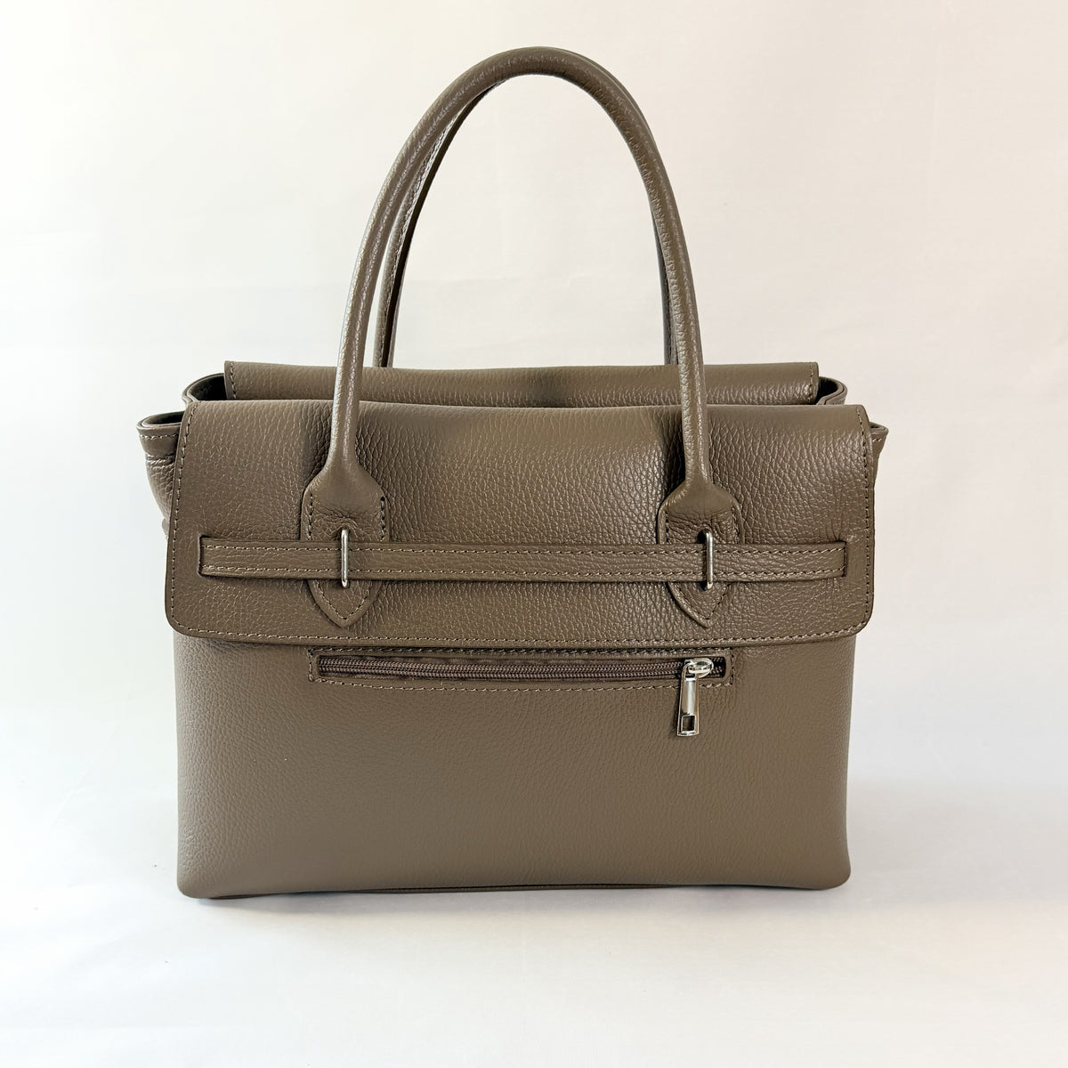 BORSA A MANO KATIA IN VERA PELLE MADE IN ITALY