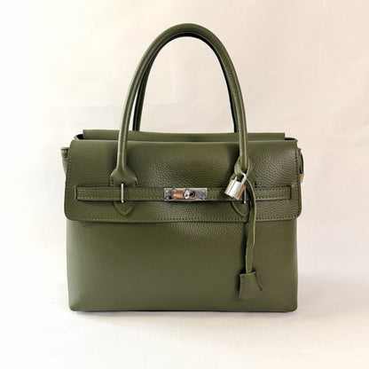 BORSA A MANO KATIA IN VERA PELLE MADE IN ITALY