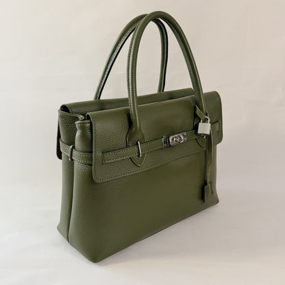 BORSA A MANO KATIA IN VERA PELLE MADE IN ITALY