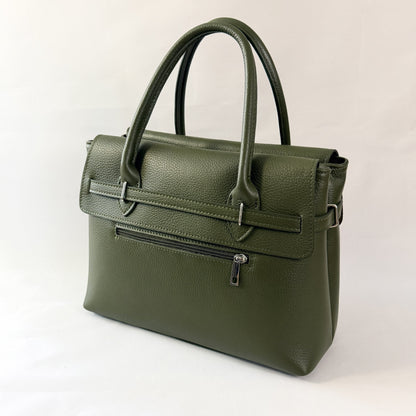 BORSA A MANO KATIA IN VERA PELLE MADE IN ITALY