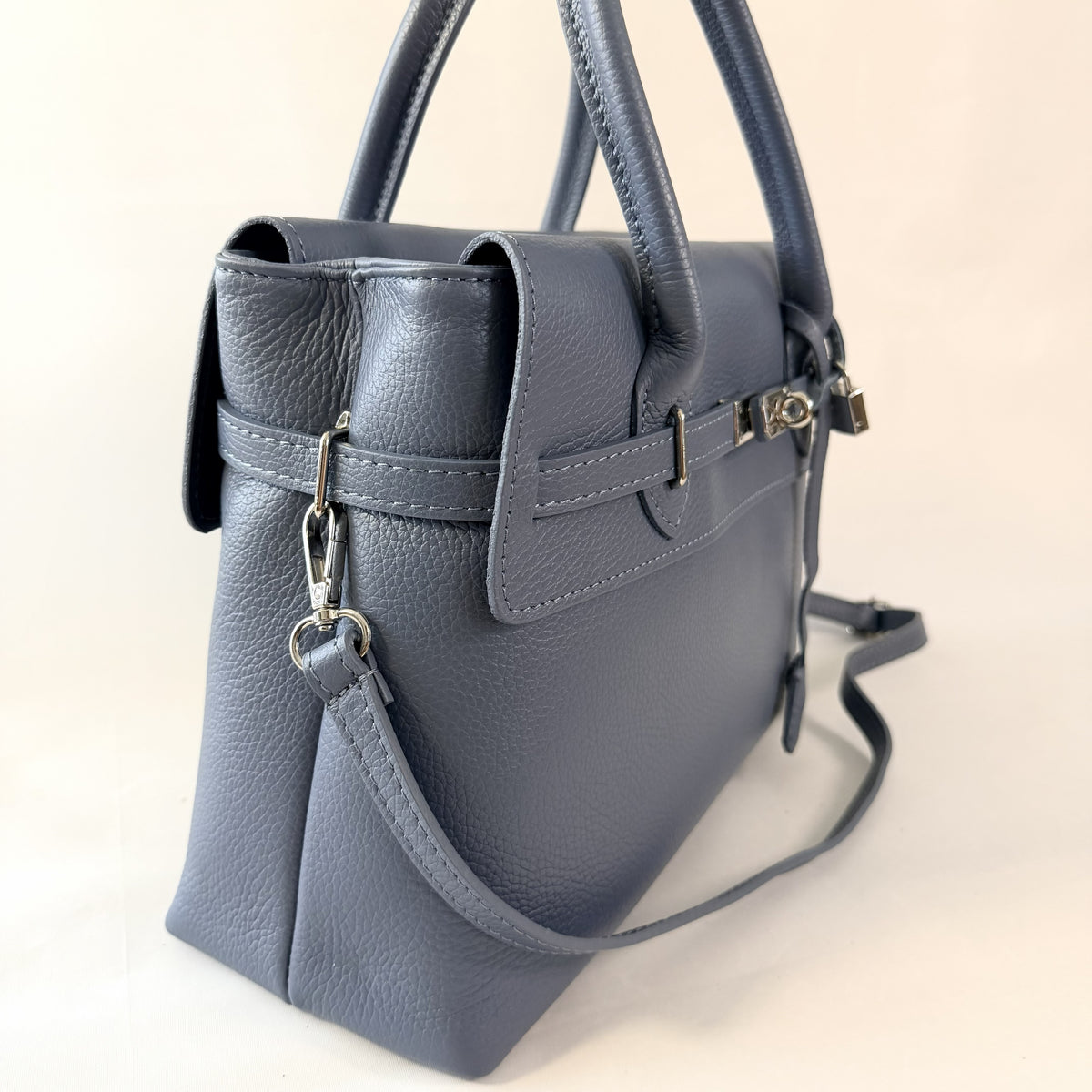 BORSA A MANO KATIA IN VERA PELLE MADE IN ITALY