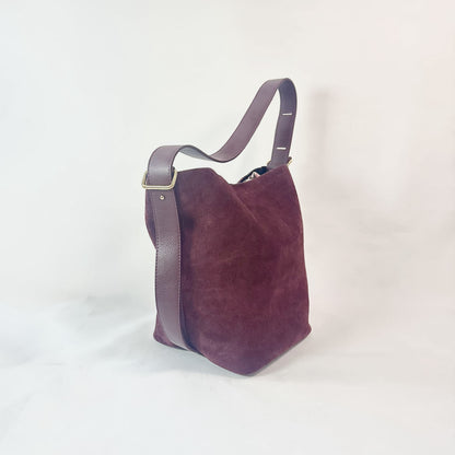 BUCKET BAG IN CAMOSCIO