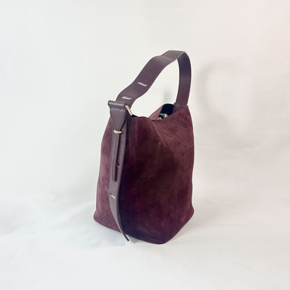 BUCKET BAG IN CAMOSCIO