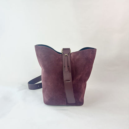 BUCKET BAG IN CAMOSCIO