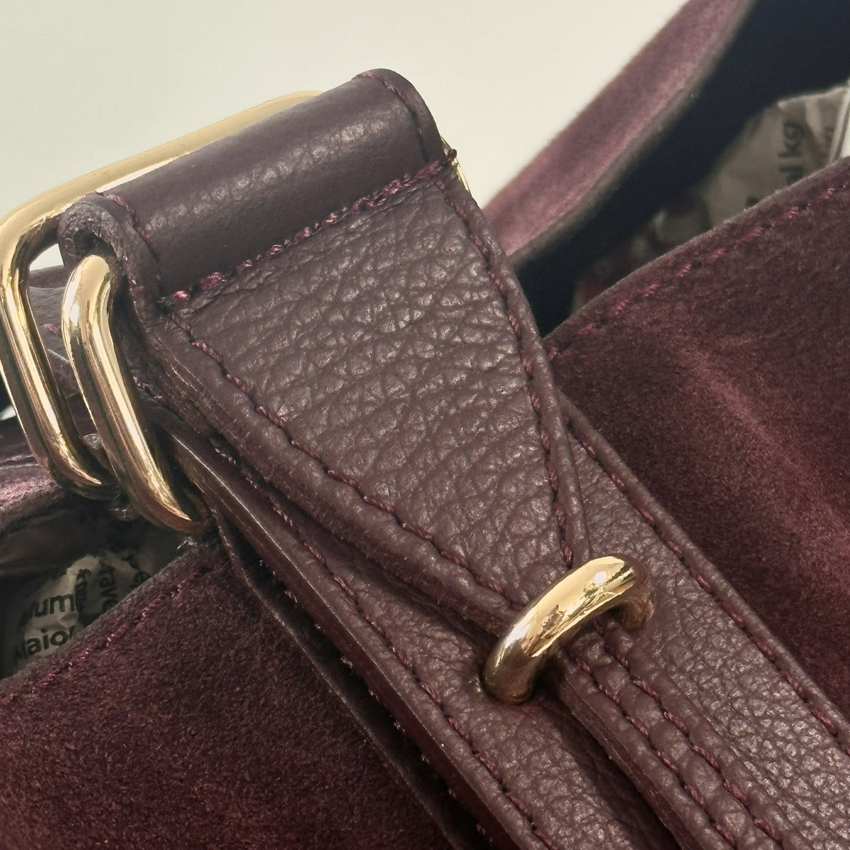 BUCKET BAG IN CAMOSCIO