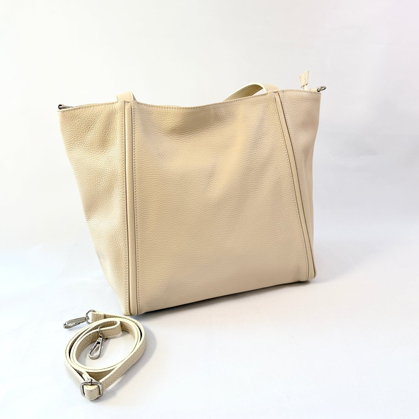 BORSA TOTE CLAUDIA IN VERA PELLE MARTELLATA