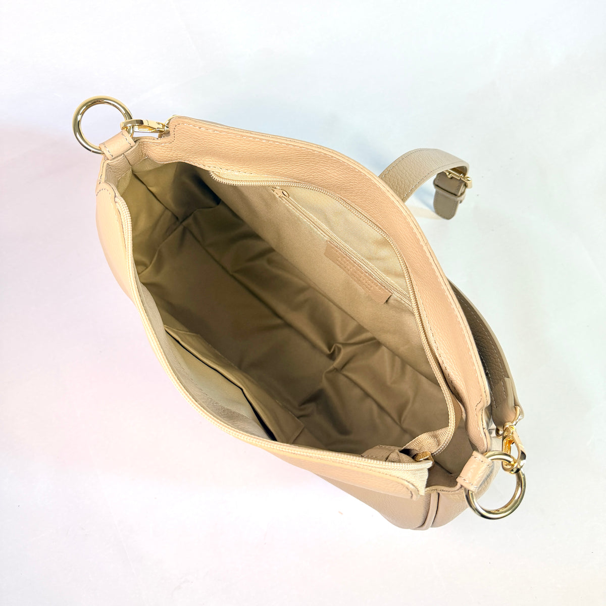 BORSA LIVIA MAXI HOBO IN VERA PELLE