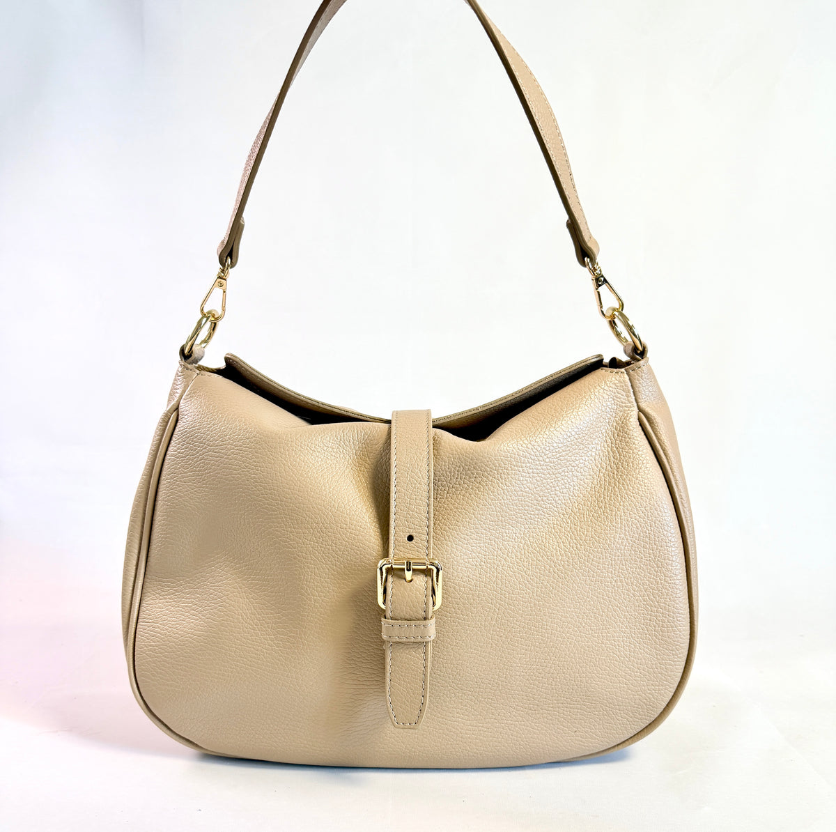 BORSA LIVIA MAXI HOBO IN VERA PELLE
