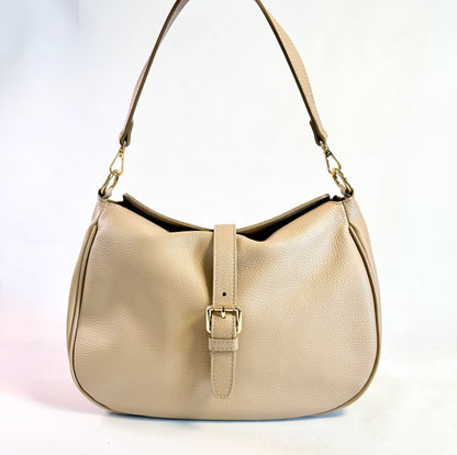 BORSA LIVIA MAXI HOBO IN VERA PELLE