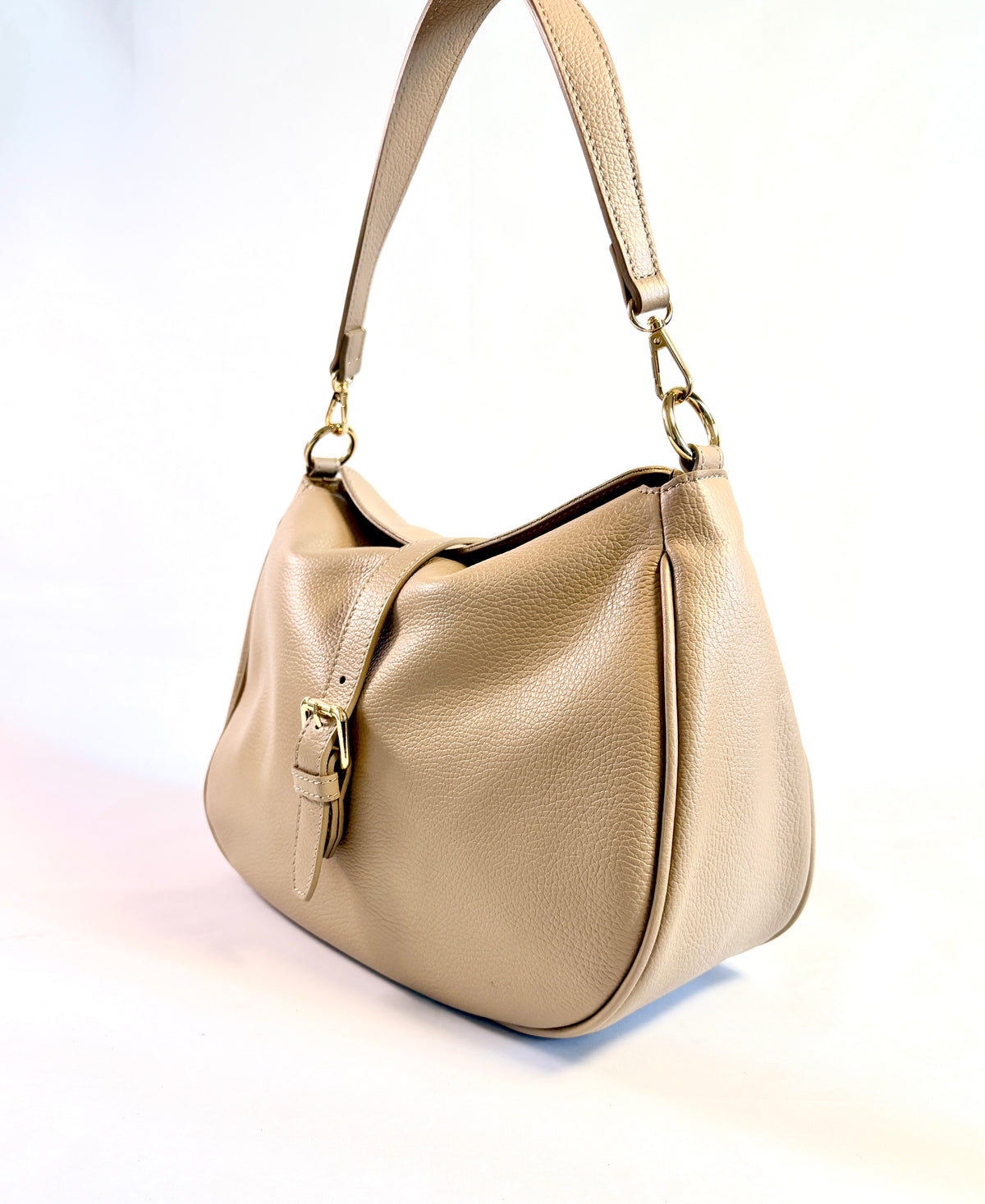 BORSA LIVIA MAXI HOBO IN VERA PELLE