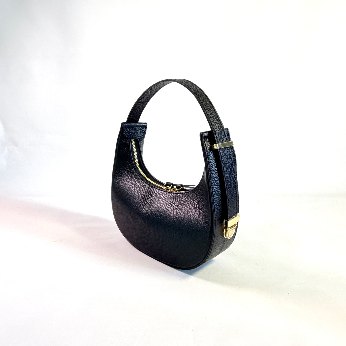 BORSA LADY MINI HOBO A SPALLA IN VERA PELLE