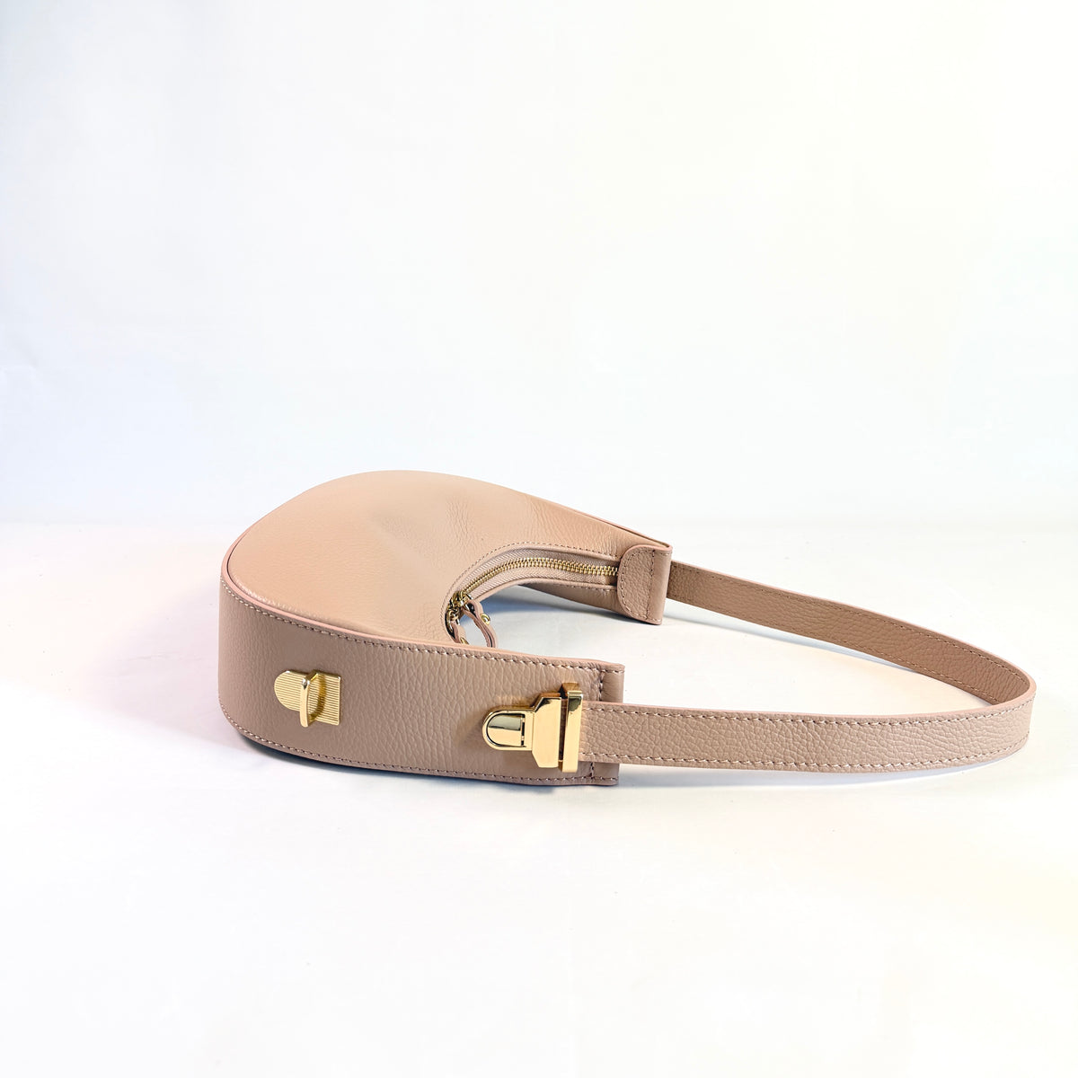 BORSA LADY MINI HOBO A SPALLA IN VERA PELLE