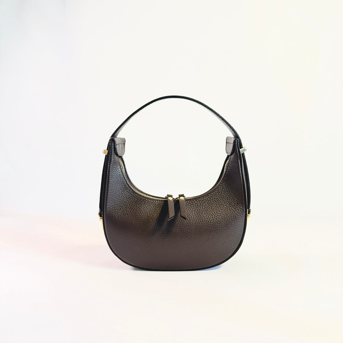 BORSA LADY MINI HOBO A SPALLA IN VERA PELLE