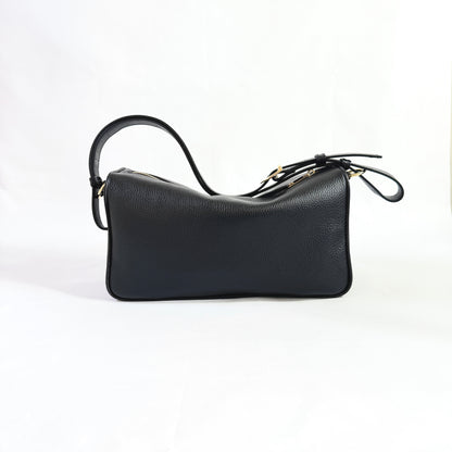 BORSA A SPALLA NAYA IN VERA PELLE MARTELLATA