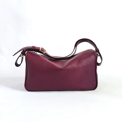 BORSA A SPALLA NAYA IN VERA PELLE MARTELLATA