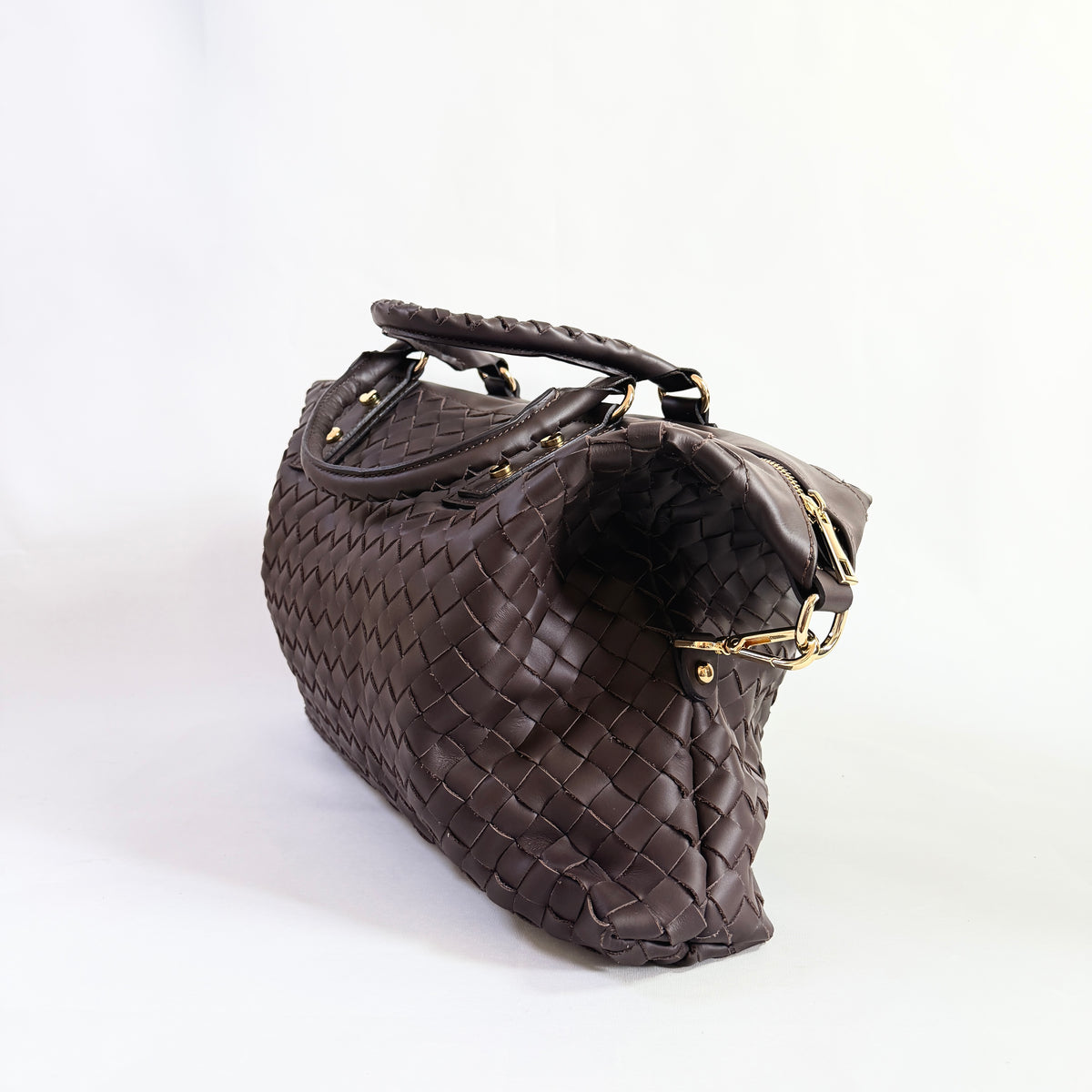 BORSA INTRECCIATA MILANO IN PELLE SAUVAGE