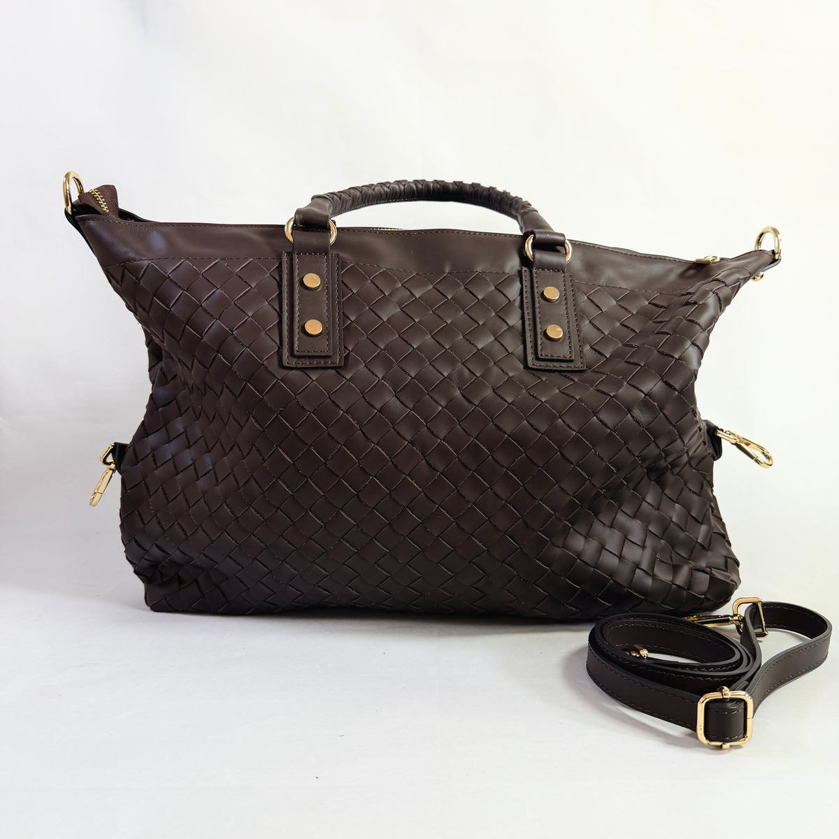 BORSA INTRECCIATA MILANO IN PELLE SAUVAGE