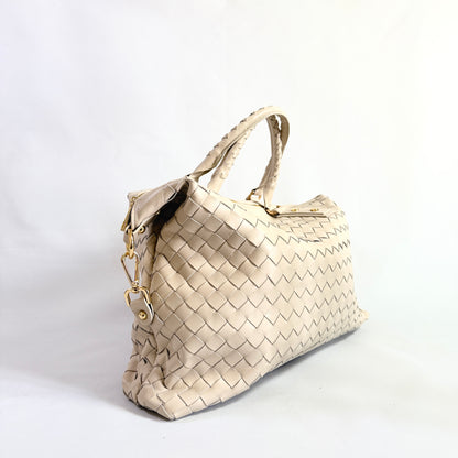 BORSA INTRECCIATA MILANO IN PELLE SAUVAGE