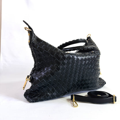BORSA INTRECCIATA MILANO IN PELLE SAUVAGE