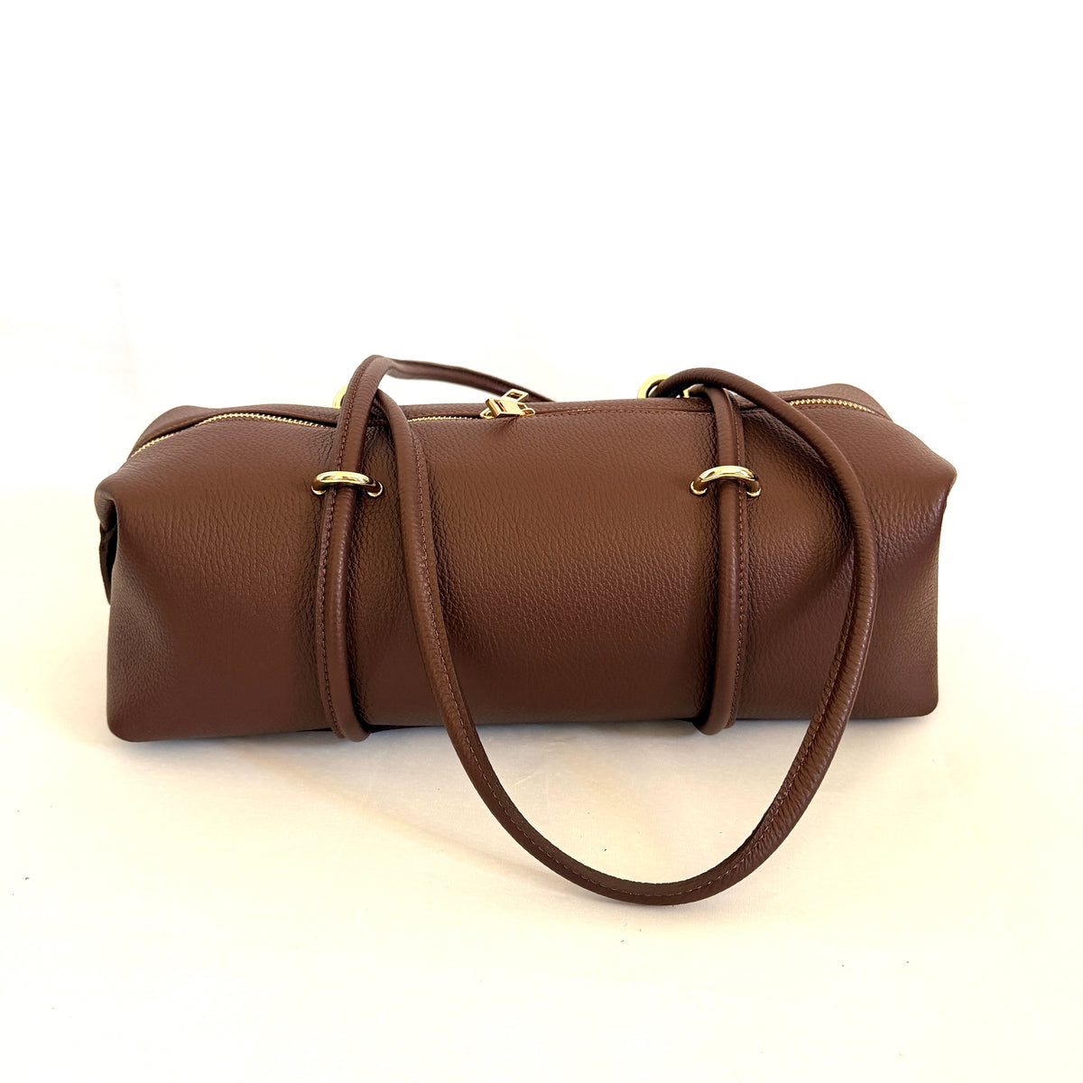 BORSA FIONA GRANDE IN VERA PELLE MARTELLATA
