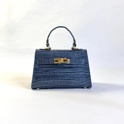 MINI BORSA ELIS IN VERA PELLE STAMPA COCCODRILLO