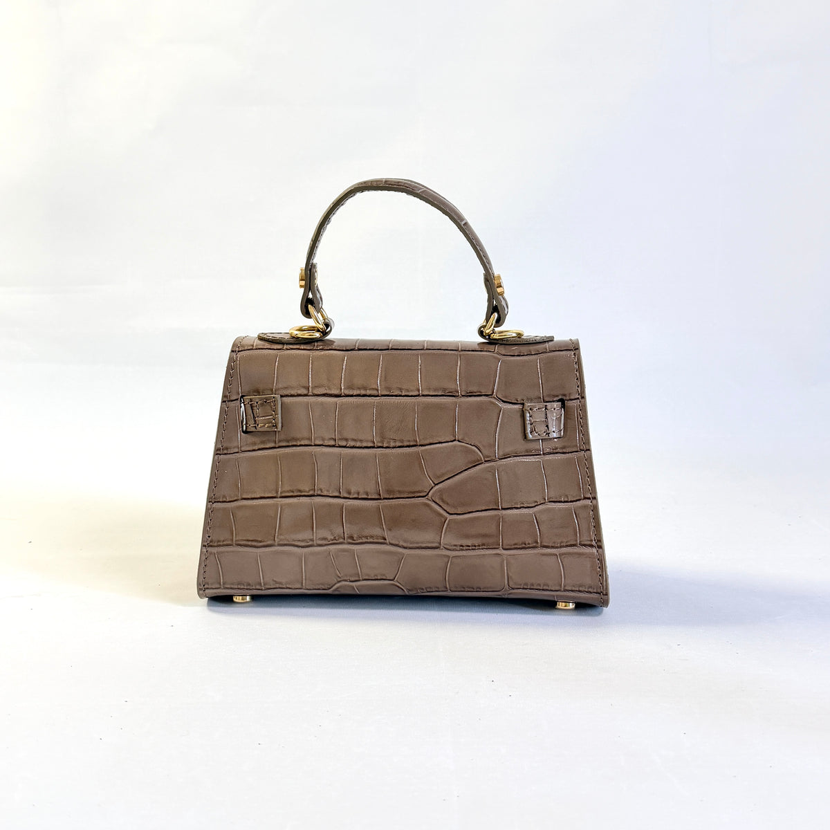 MINI BORSA ELIS IN VERA PELLE STAMPA COCCODRILLO