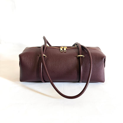 BORSA FIONA GRANDE IN VERA PELLE MARTELLATA