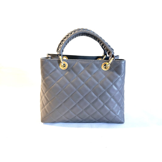 BORSA TOTE TRAPUNTATA PICCOLA IN PELLE SAUVAGE